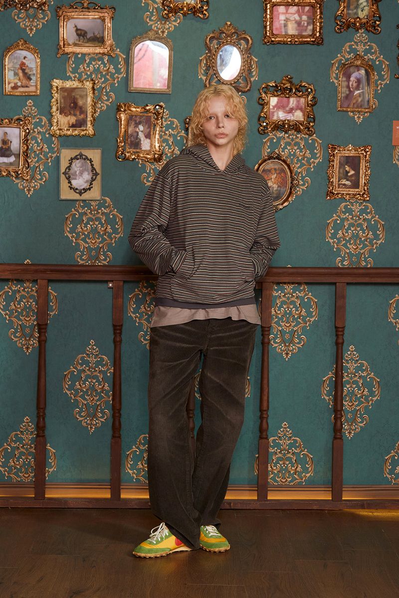 WASHED CORDUROY PANTS / KHAKI BROWN