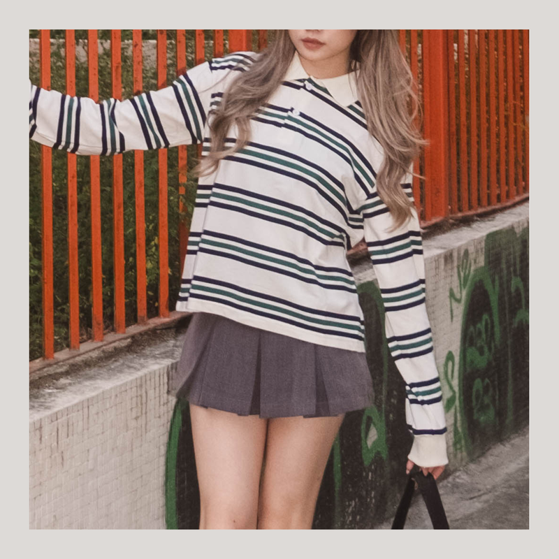 We Fell In Love In Reality（ウィ フェル イン ラブ イン リアリティ）の「Hailey's Polo Shirt - 2 colours（Tops）」