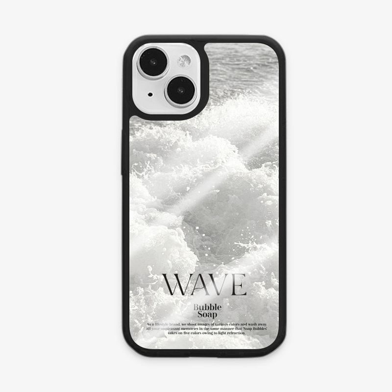 [MADE] WAVE MAGSAFE GLASS BUMPER CASE (MATTE/GLOSSY)