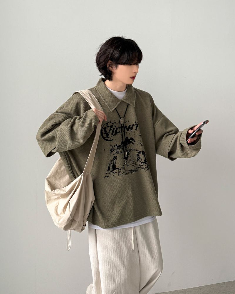 YOURNUS（ユアナス）の「Vatican Layered Collar Knit（Tops）」