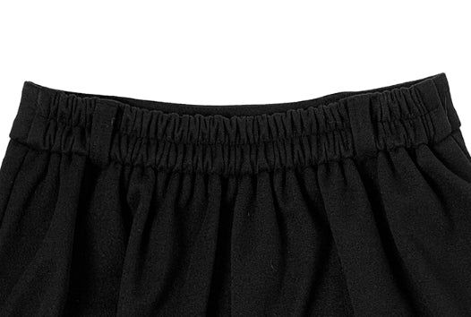 [Belt Set] Scan Wool Pleat Belt Midi Skirt