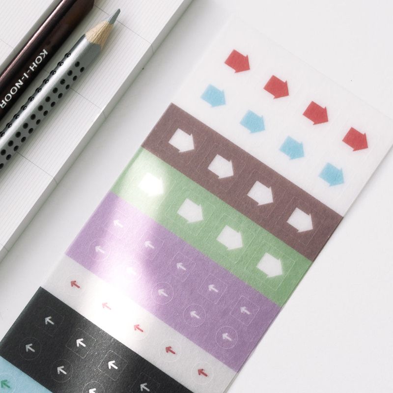 arrow masking sticker