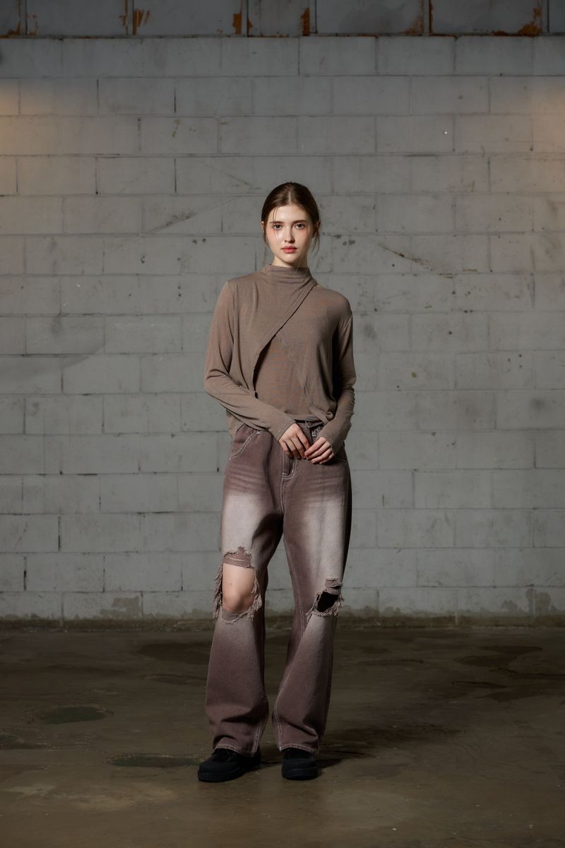 ARE WOOL LONG SLEEVE SET / MOCHA