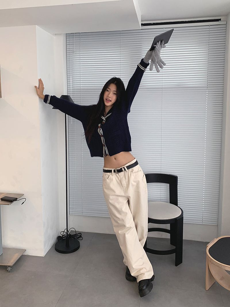 TURN POCKET WIDE COTTON PANTS (2C)