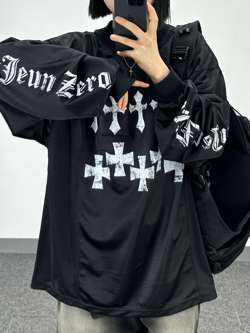 d cross jersey long-sleeve
