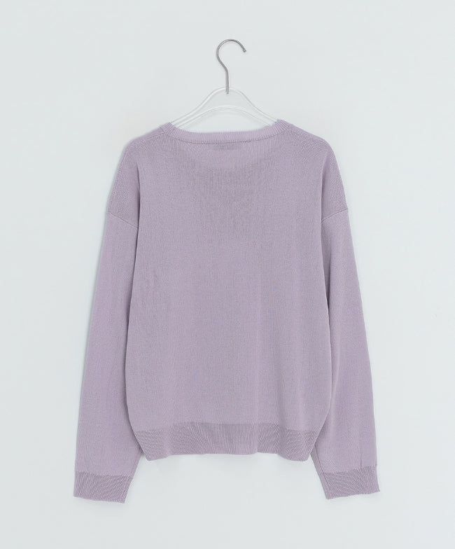 Muden Basic Color Round Neck Knit