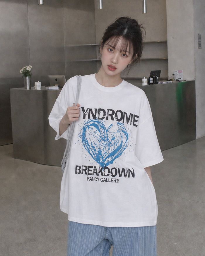 (UNISEX) Heart Syndrome Over Tee