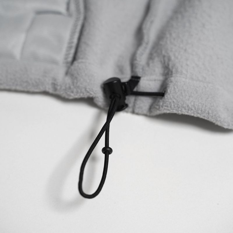 LOGO FLEECE JACKET grey