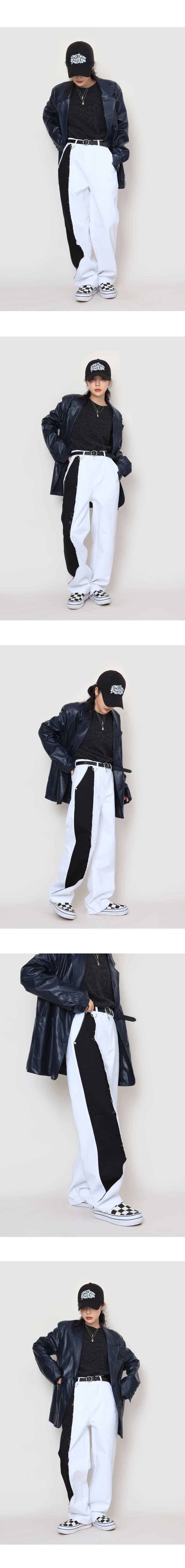half colored pants