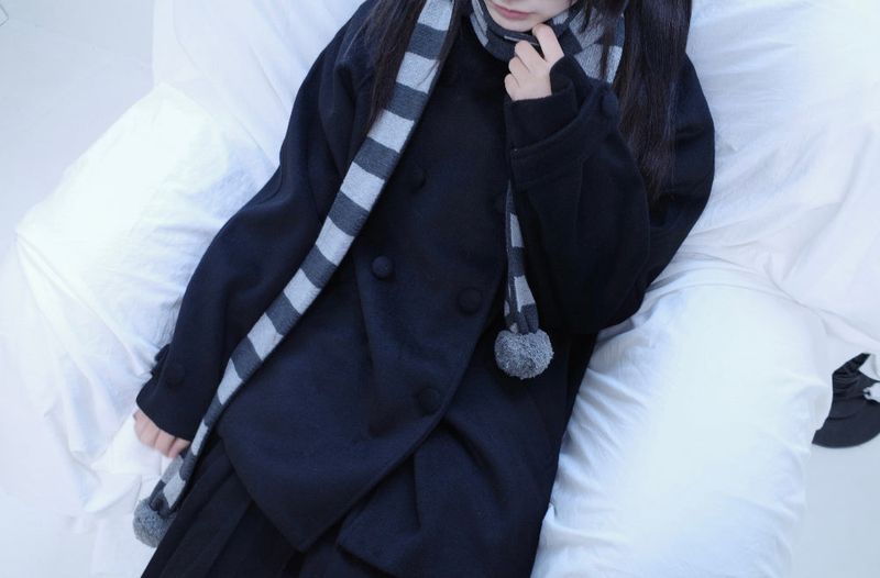 Bonju double half hood coat (2color)