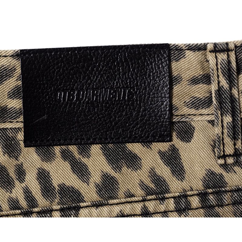 LB Leopard Carpenter Pants (Beige)