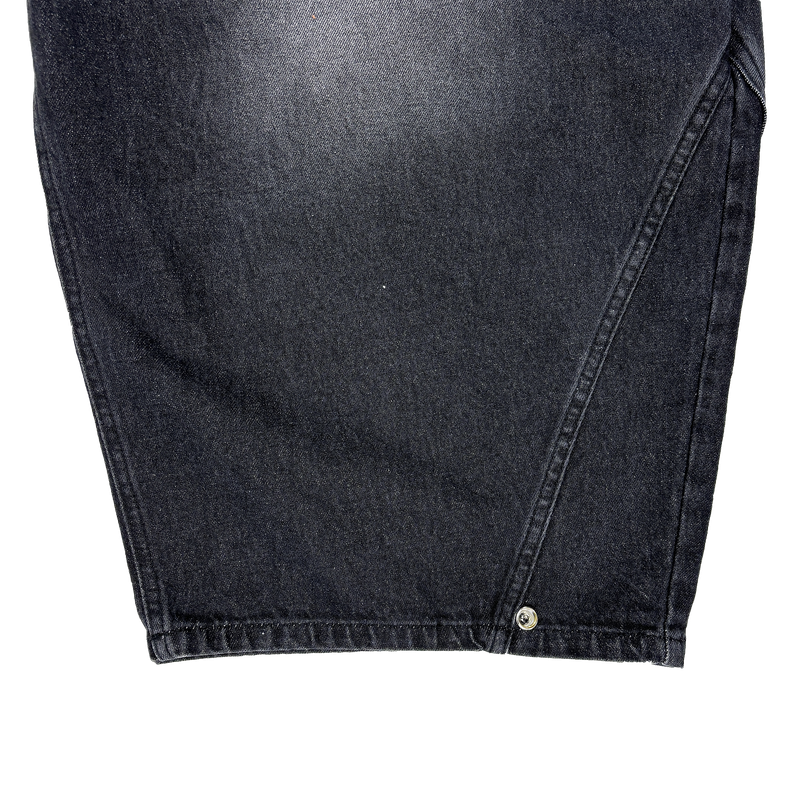 wacks balloon denim pants