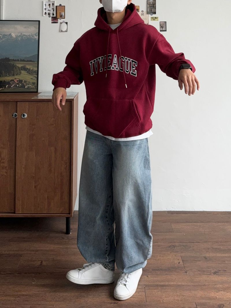 Natural balloon denim pants (3color)