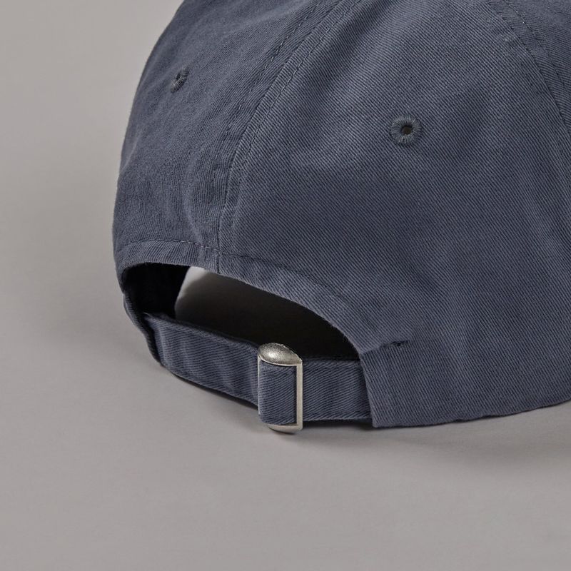 ウォッシードロゴボールキャップ (BlueGrey/Beige)