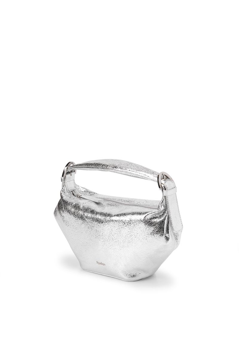 lazy bag_foil silver