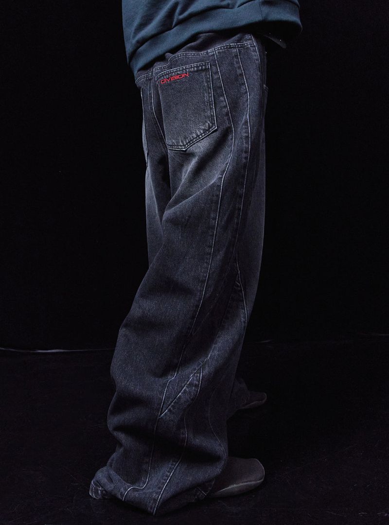  JAPANESE PANELED DENIM PANTS