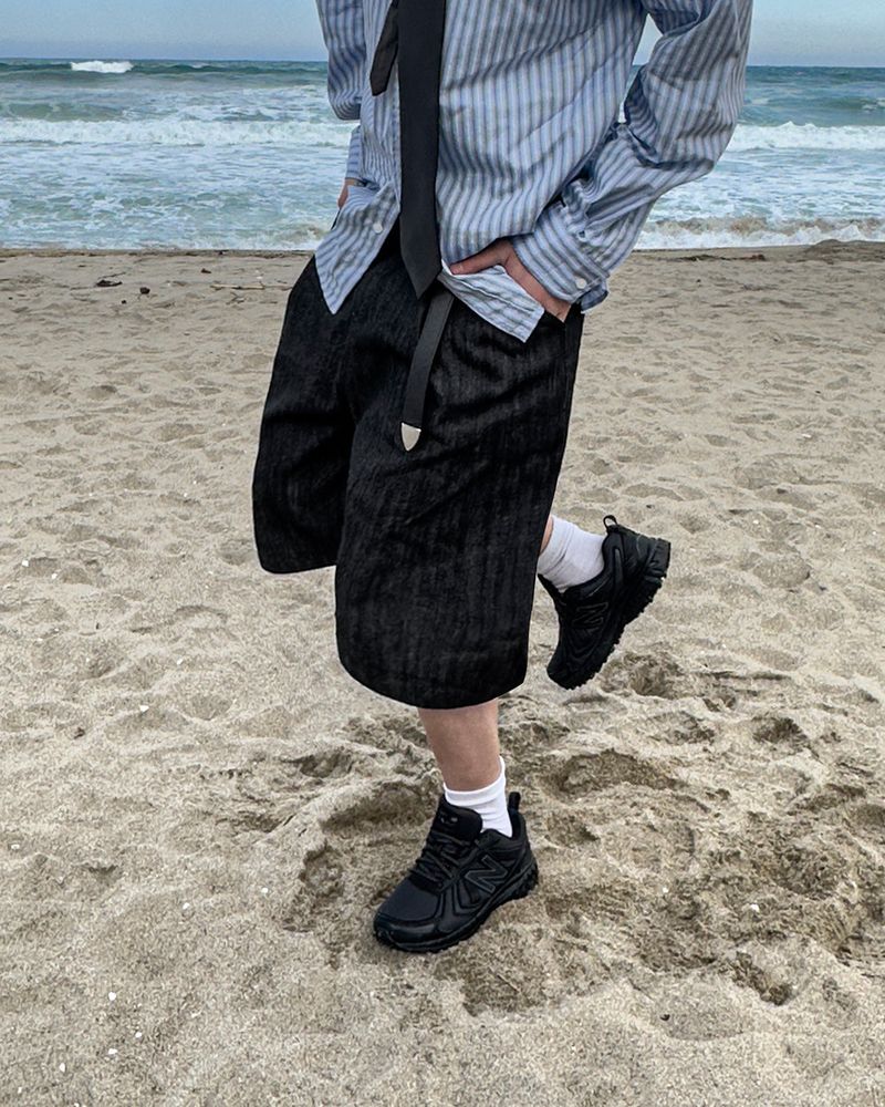 Rush Bermuda Raw Denim Pants