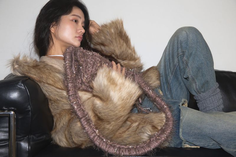 WOOLLY BAG_brown