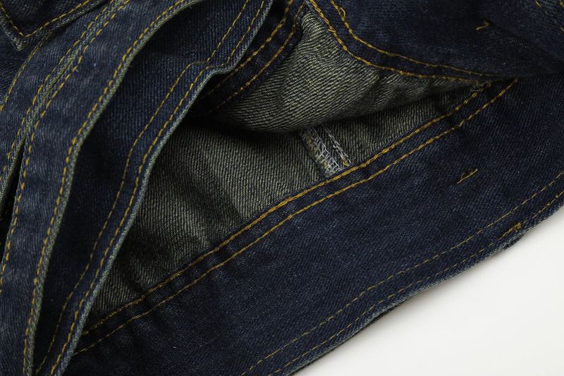 Double Belt Denim Trucker Jacket