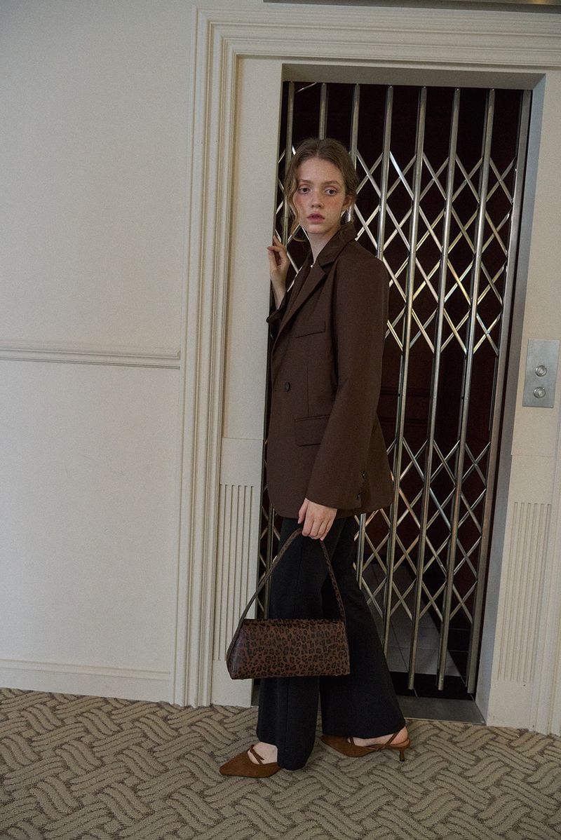 MADE_Linea Baguette Bag/ LEOPARD