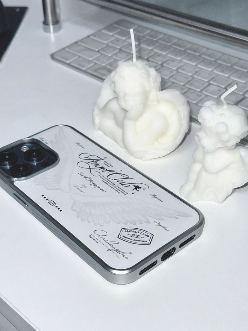 Angel Club Wing Bumper Case Silver