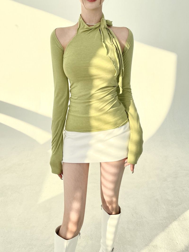 1017. Minimal span low mini sk-pt (2color)