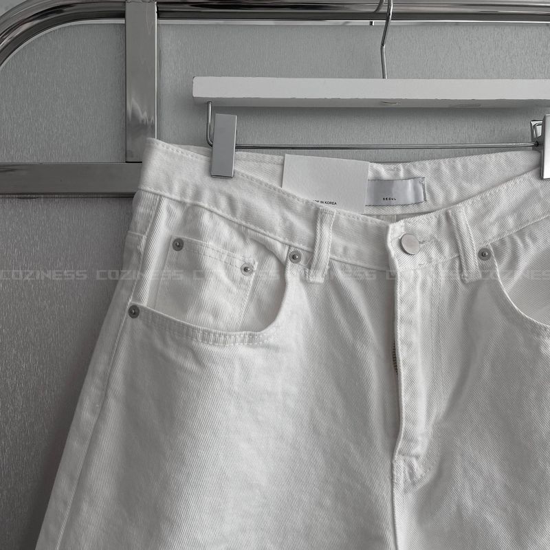 TR2486 White Bermuda Pants (S ~ L)