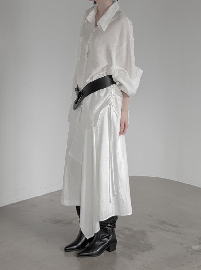 Sia Layered Unbalanced Skirt