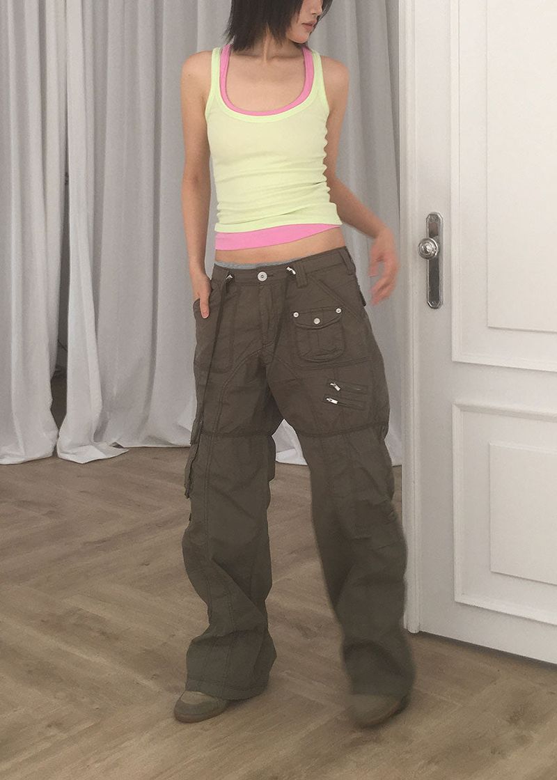 CRISPY CARGO PANTS (3color)