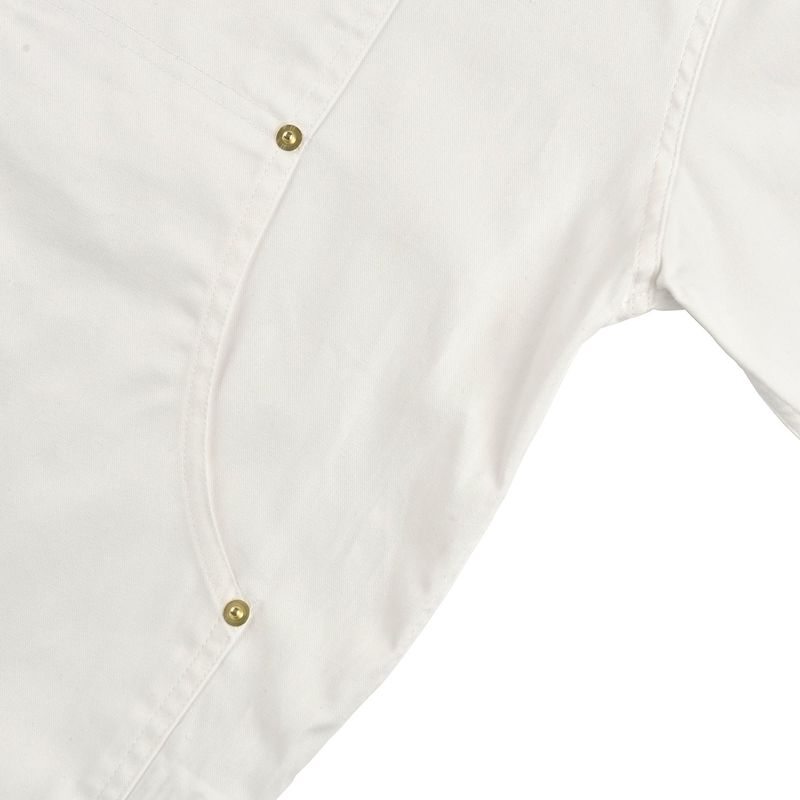 [UNISEX] C.O.M.E Mechanic Short Sleeve Work Jacket (White)