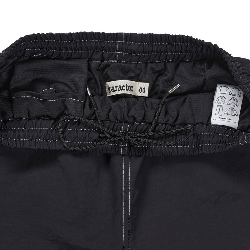 Marina stripe shorts / Black