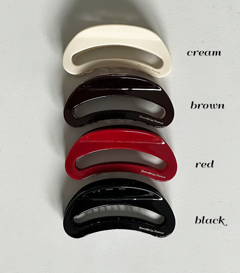 Title hair clip (4color)