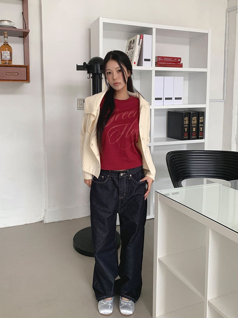 NONFADE BIJO WIDE JEANS (2COLOR)