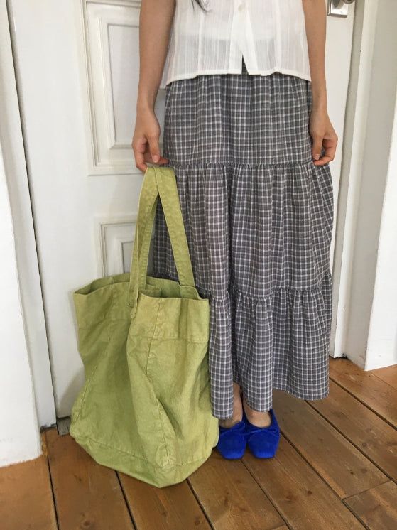 Kae Vintage Washing Big Shoulder Bag