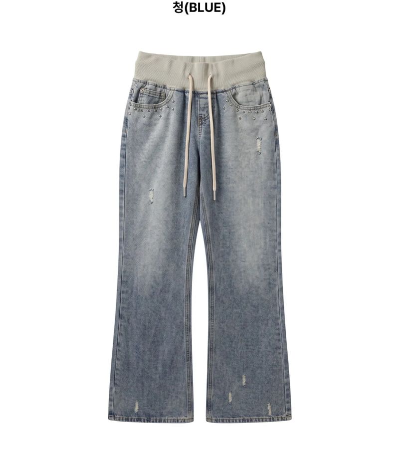 Ruin Layered Banded Bootcut