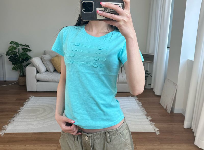napoleon button tee