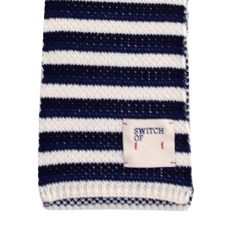 STRIPE JACQUARD MUFFLER_SYF7AM01BK
