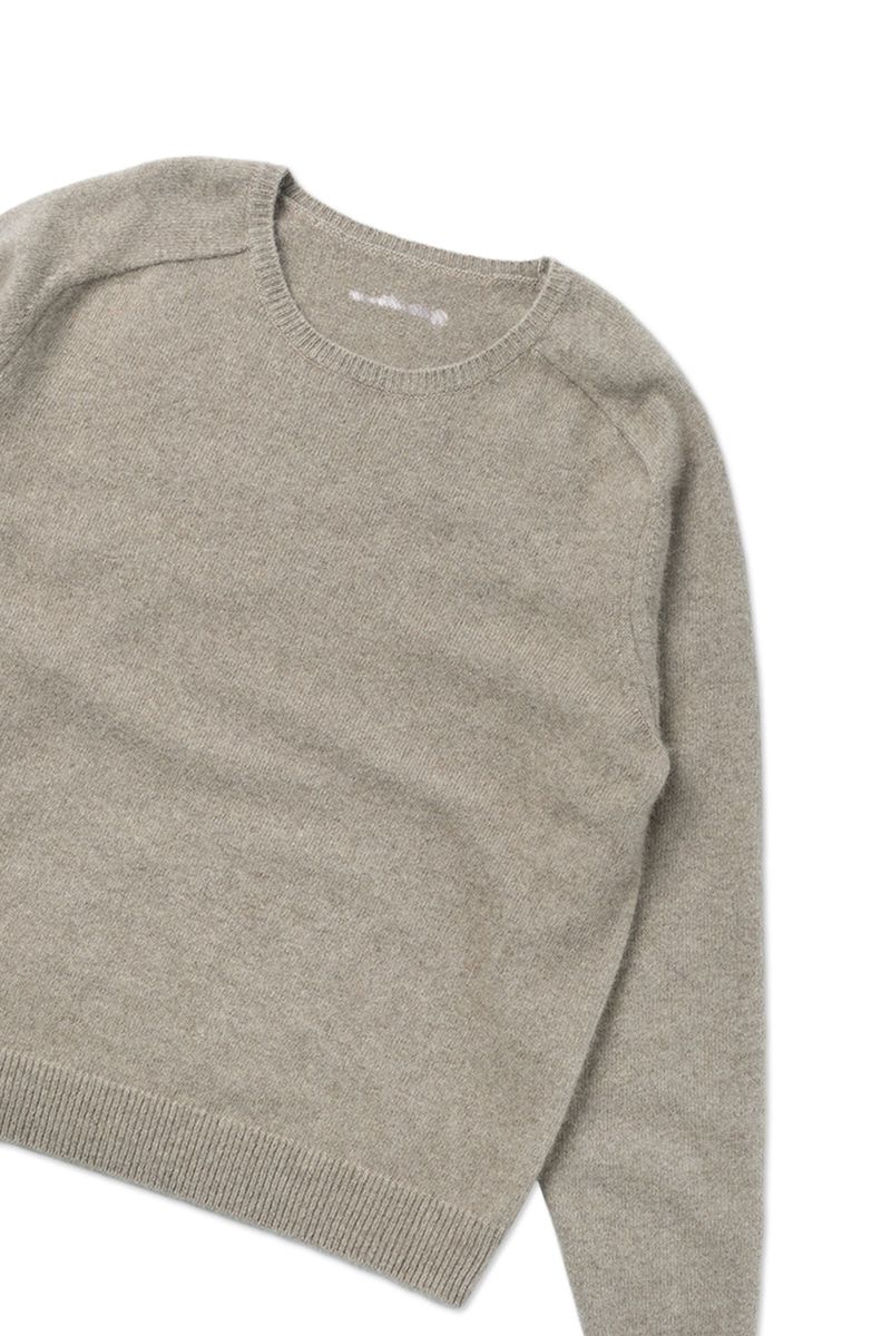 Cuddle raccoon knit_mocha