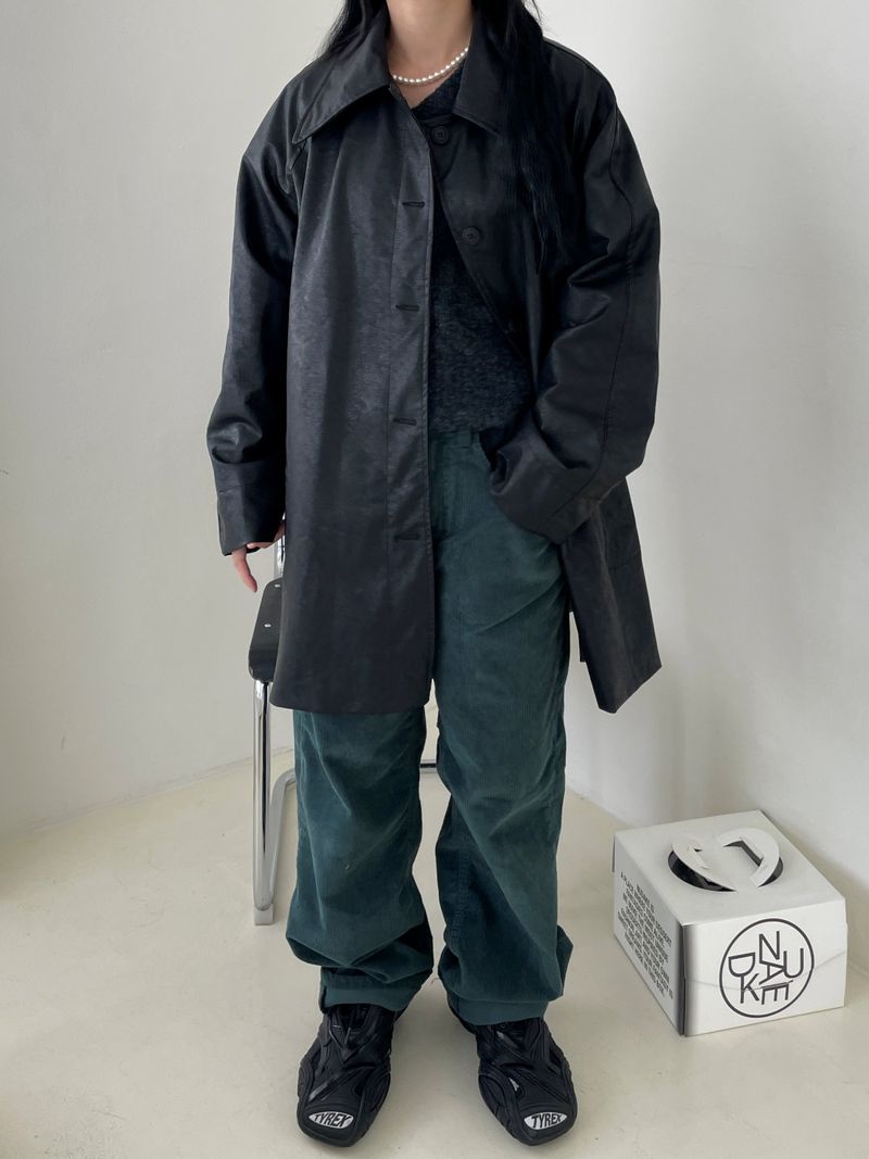 Obidos corduroy wide pants