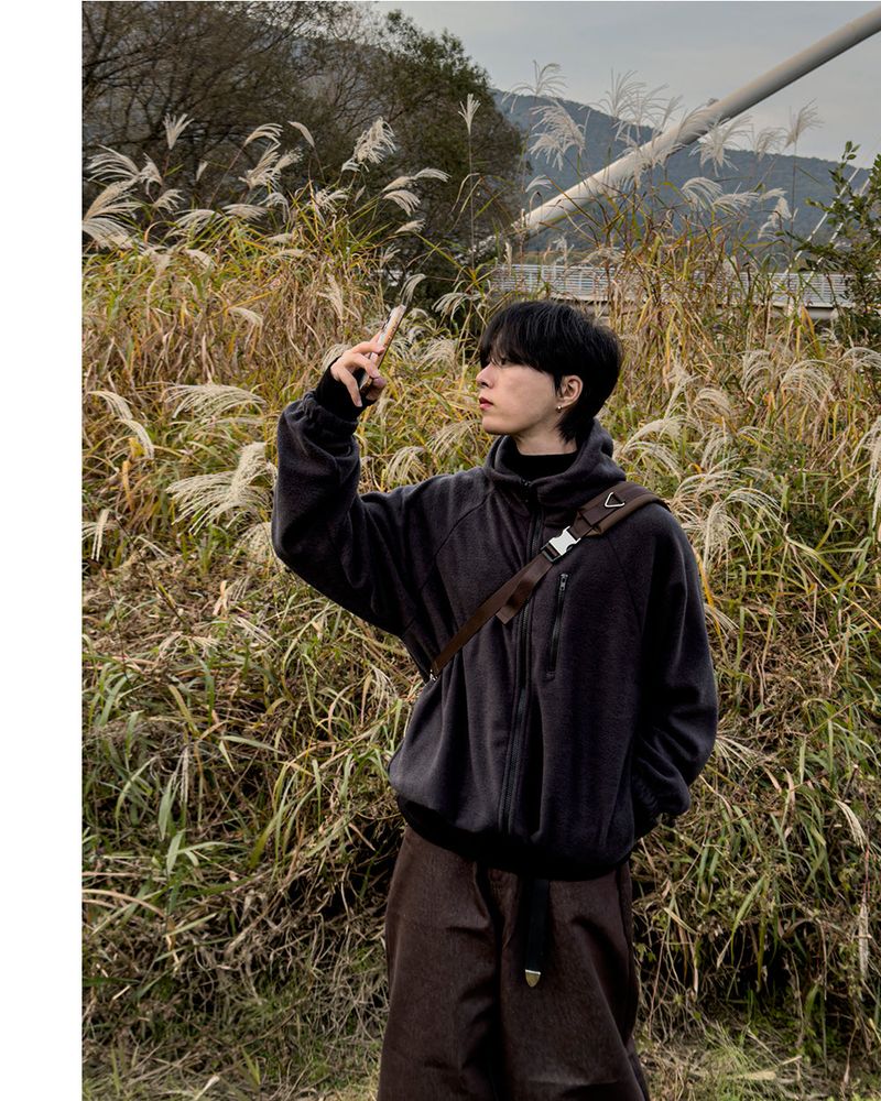 Shadow Fleece Warmer Half Neck T-Shirt