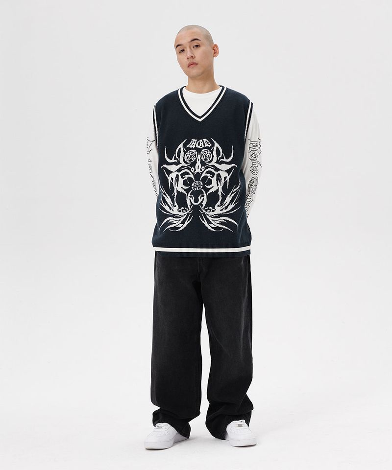 ECLIPSE TRIBAL KNIT VEST