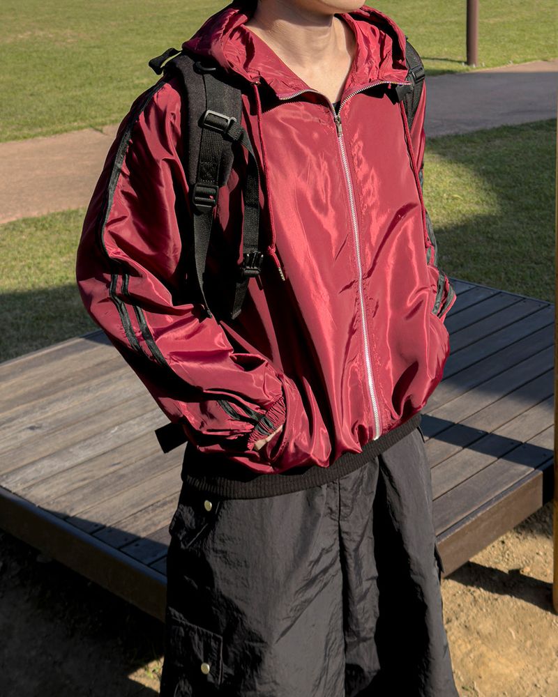 Dian Lightweight Hood Track Windbreaker