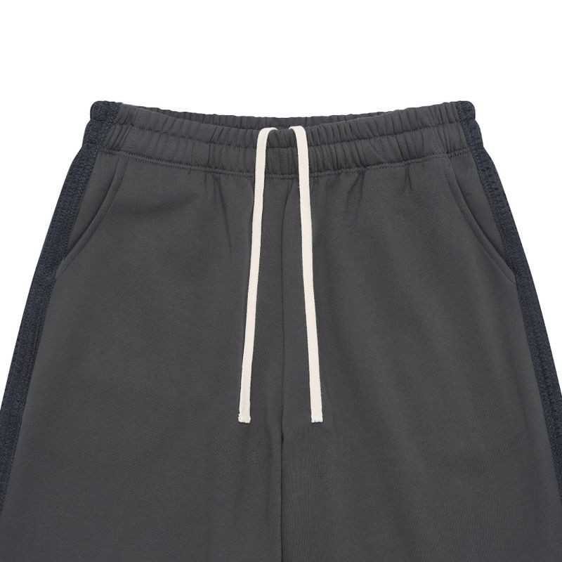 Asel Bermuda Sweat Shorts Charcoal