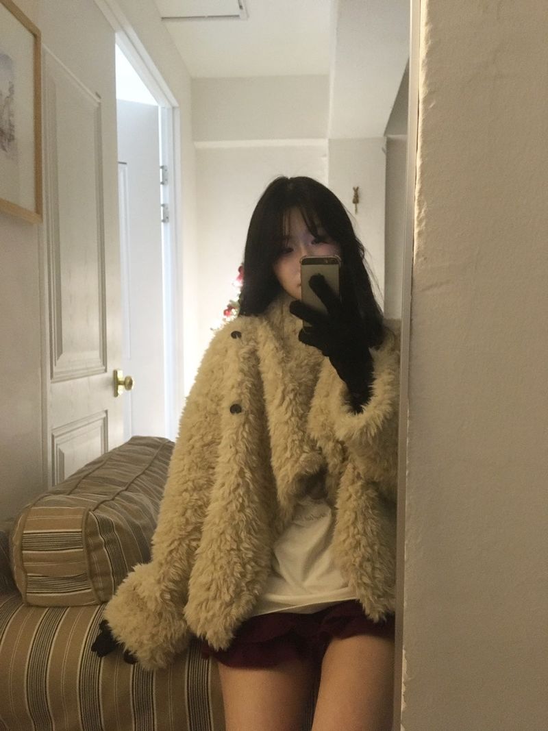 Unbalanced Mustang Fur Jacket