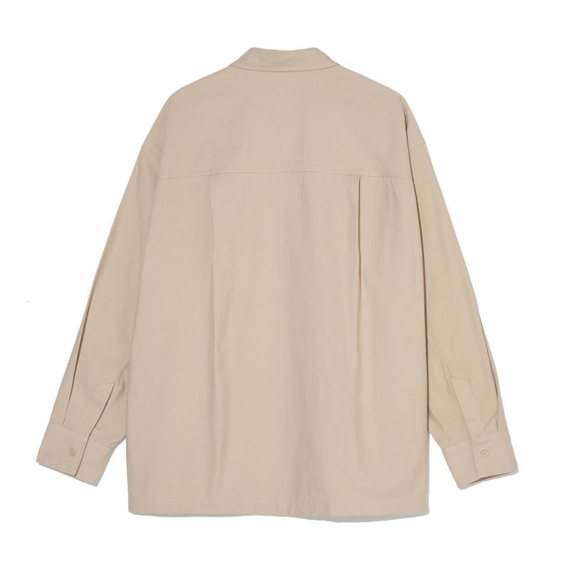 EASY OVERSIZE SHIRTS [BEIGE]
