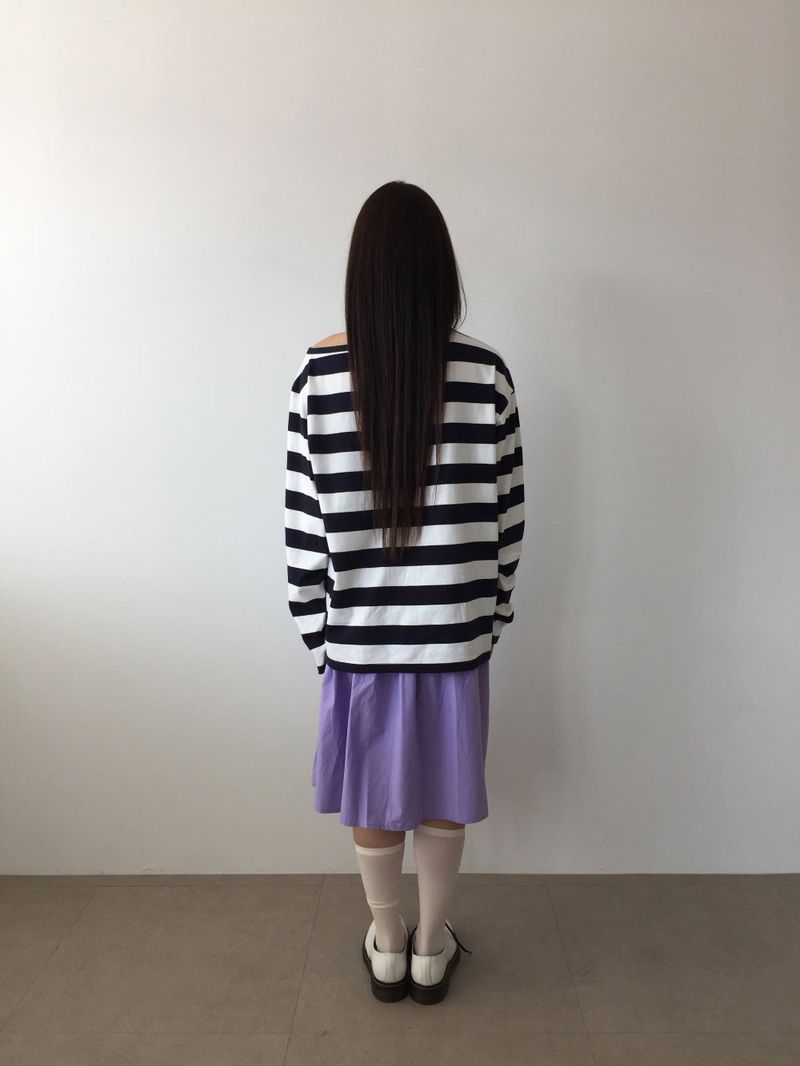 ペールブルームミディスカート (3color)