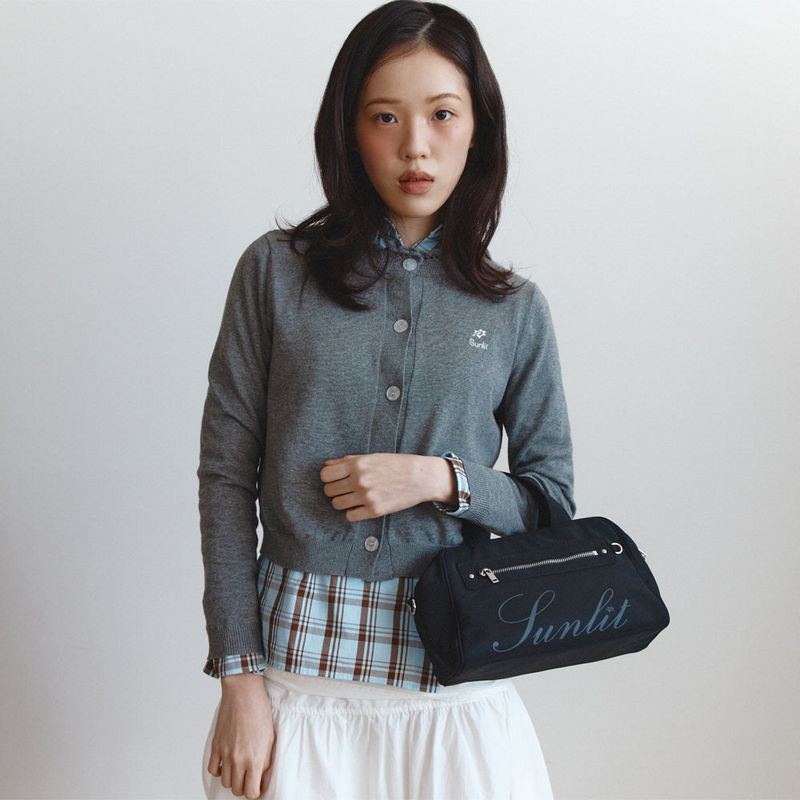 Sunlit（サンリット）の「レタリングクロストートバッグ (Black)（バッグ）」