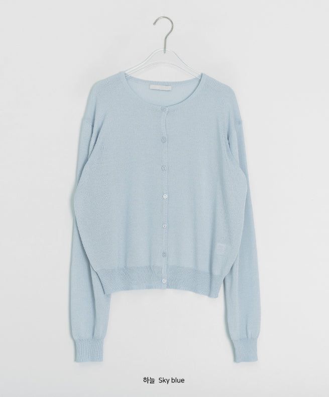 Mahi Basic Summer Long Sleeve Cardigan