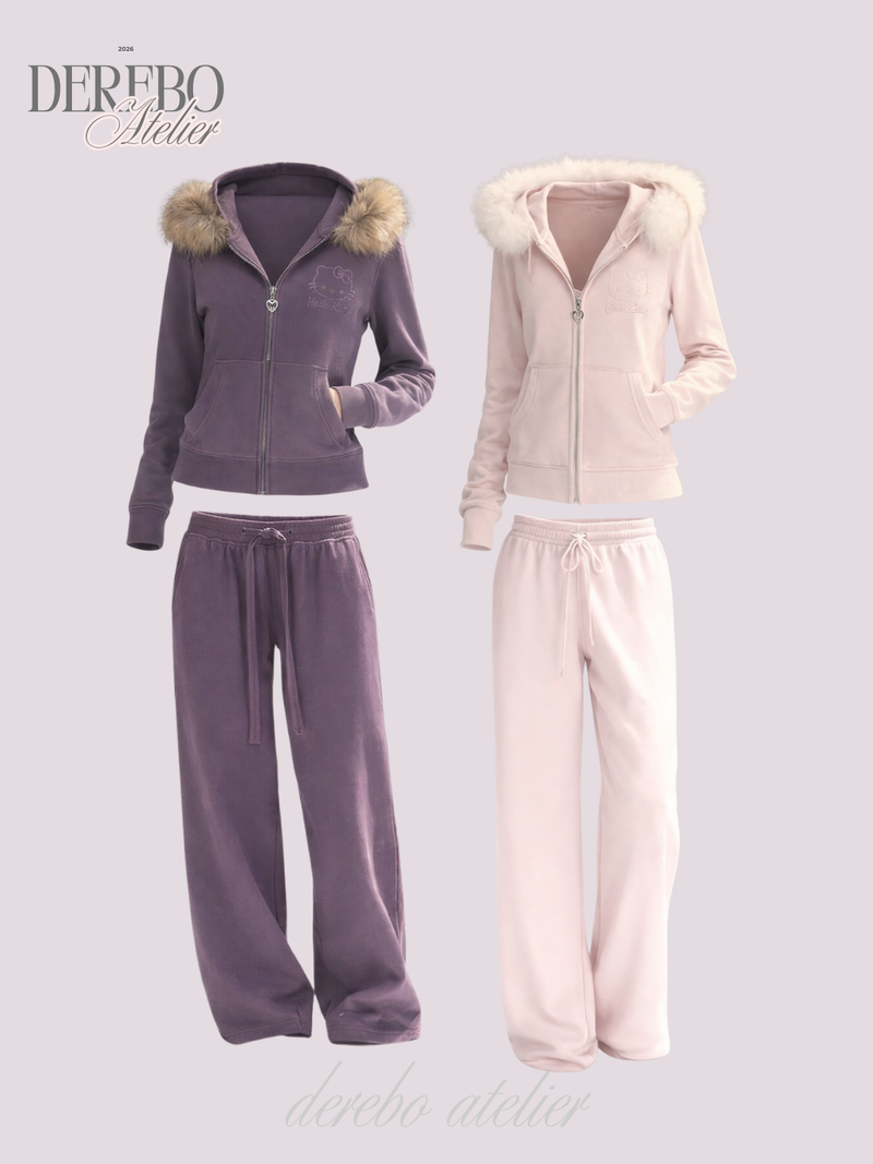 dereborujo（ドレボルゾー）の「Chilling Fur Hood Training Set-up (PANTS)（Pants）」