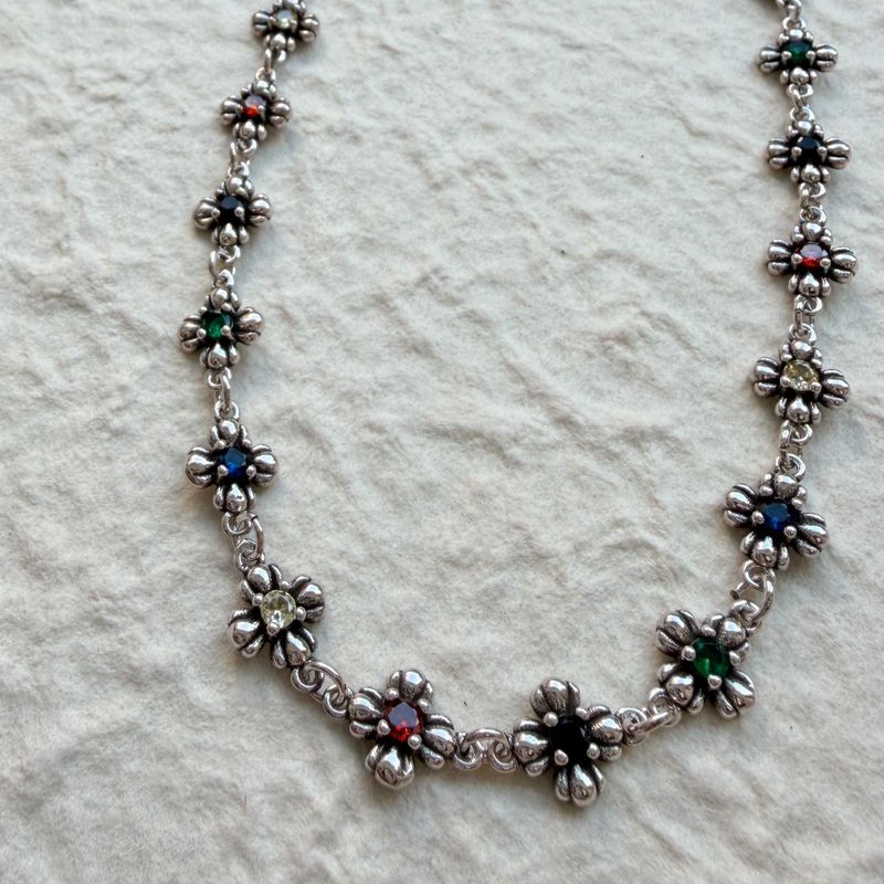 Rainbow Bloom Necklace
